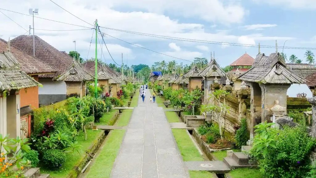 Traditional village street in Penglipuran, Bali